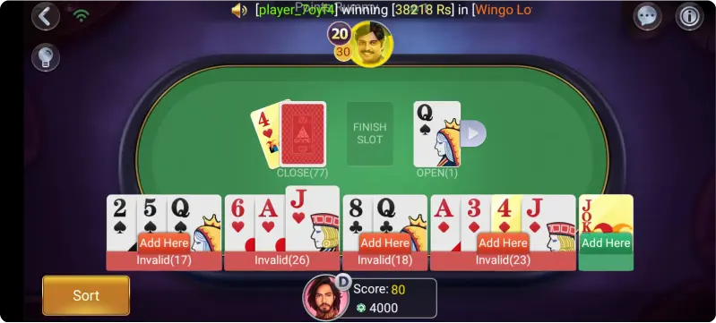 Teen Patti Rummy Master Game Illustration