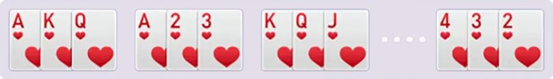 Teen Patti Pure Sequence Example
